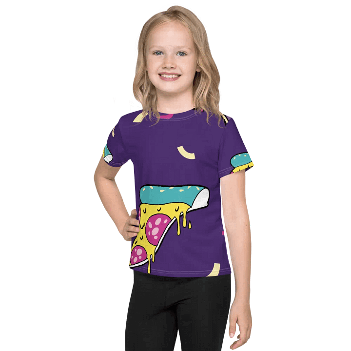 Melting Pizza Party Kids T-Shirt product image (1)