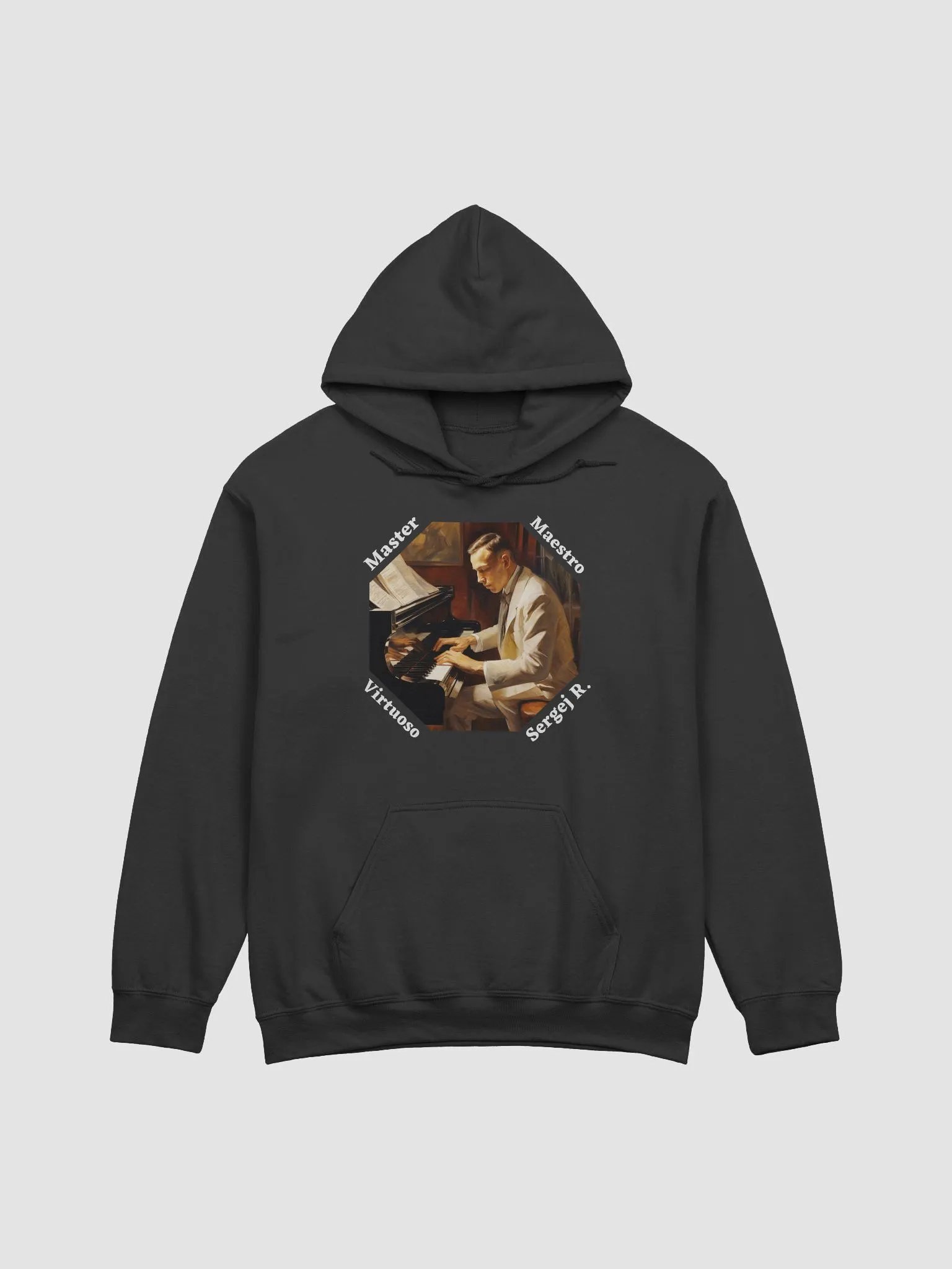 Sergej Rachmaninov - Master Virtuoso | Dark Hoodie product image (1)