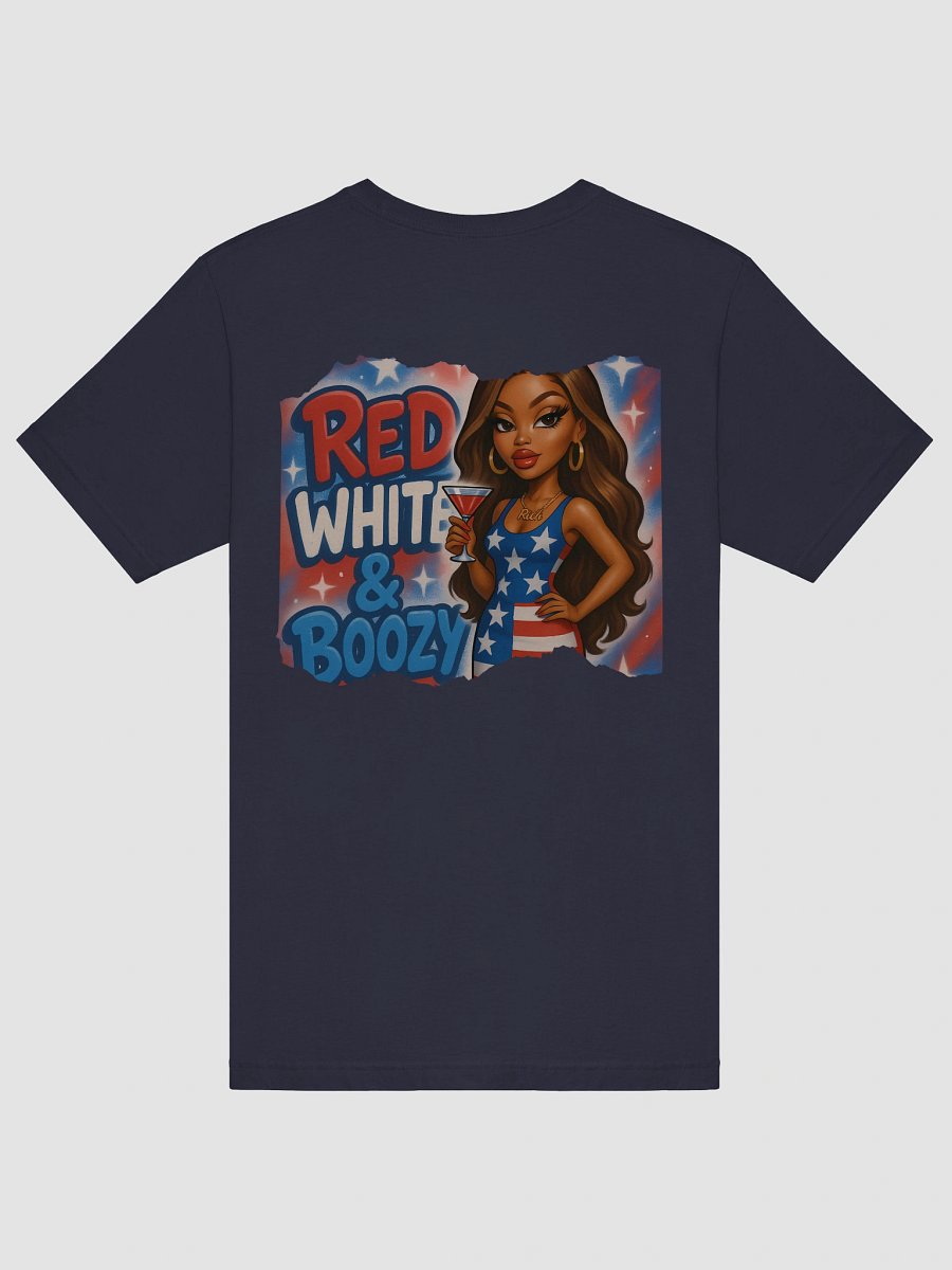 Red, White & Boozy Graphic Tee product image (18)