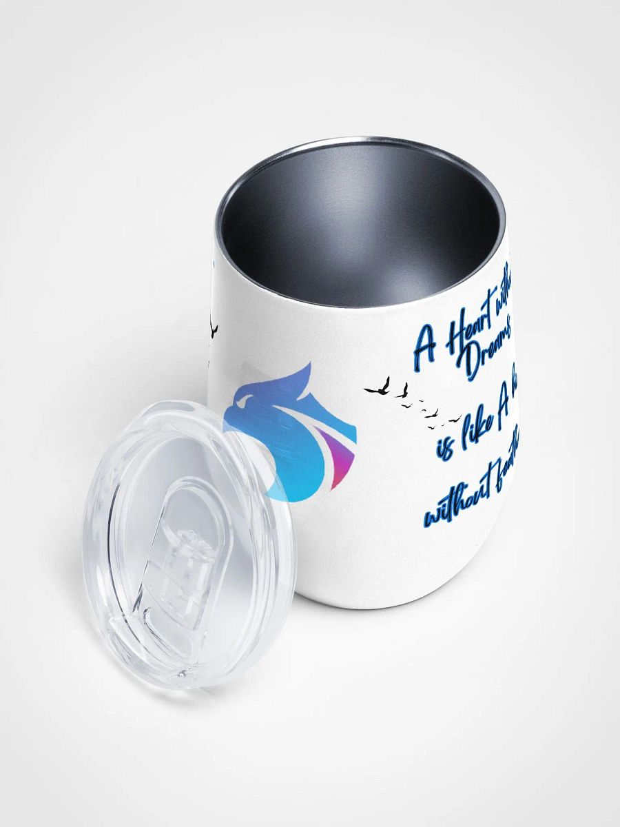 Bird Without Feathers Wine Tumbler product image (3)