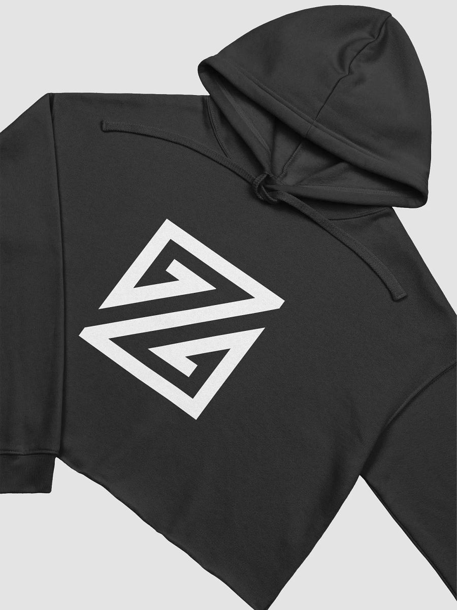 Crop Hoodie med logotyp product image (3)