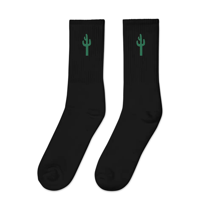 Embroidered cactus socks product image (1)