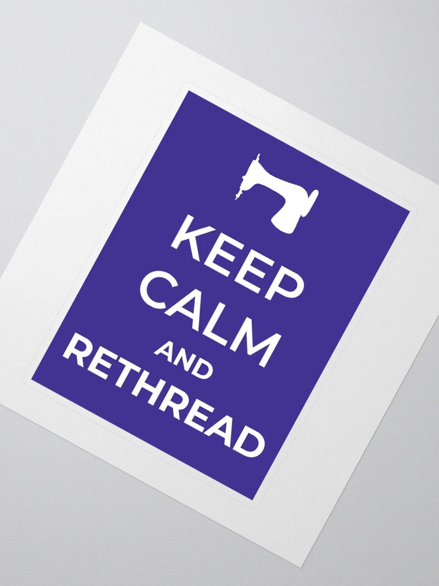 Keep Calm Blue Sticker product image (2)