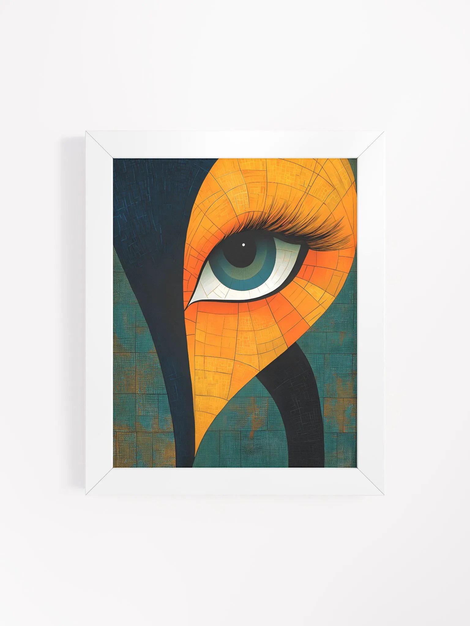 Framed wall art, titled 'Shy' product image (27)