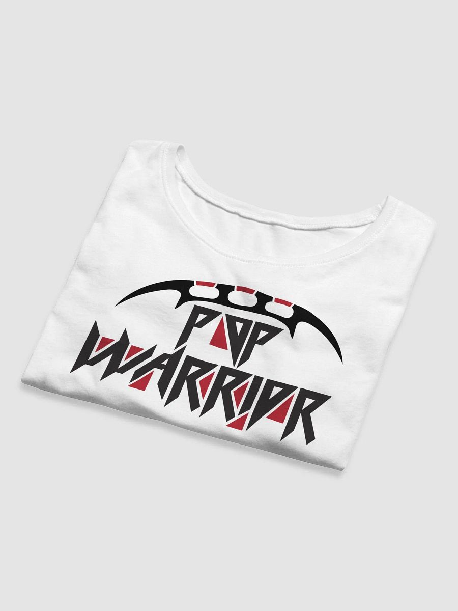 Klingon Pop Logo Cropped T-Shirt (White) product image (5)