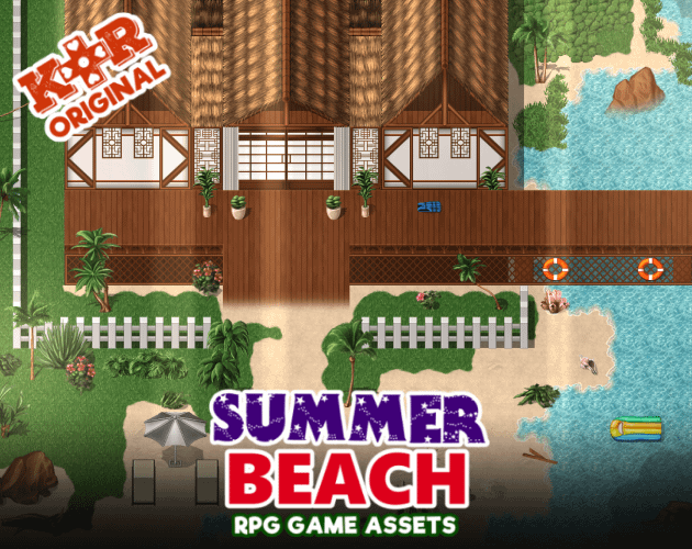 KR Summer Beach Tileset for RPGs v1.5 product image (1)