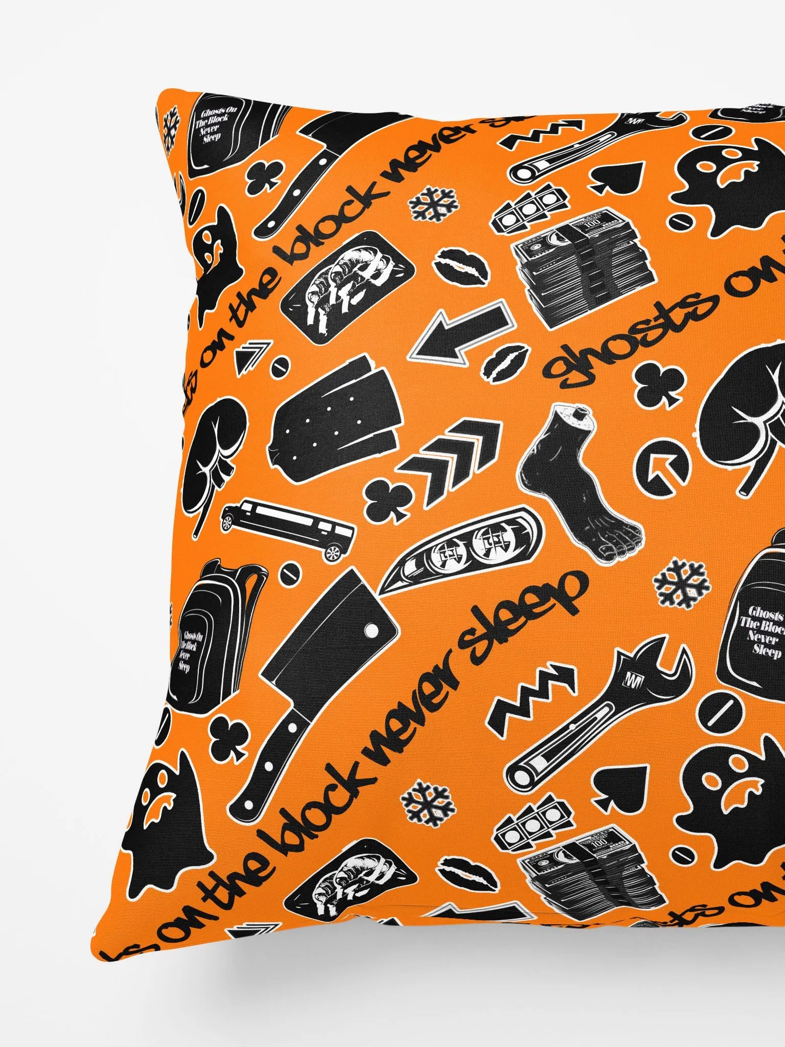 A8M - Ghosts On The Block Never Sleep Shorty Pillow (Black October) product image (3)