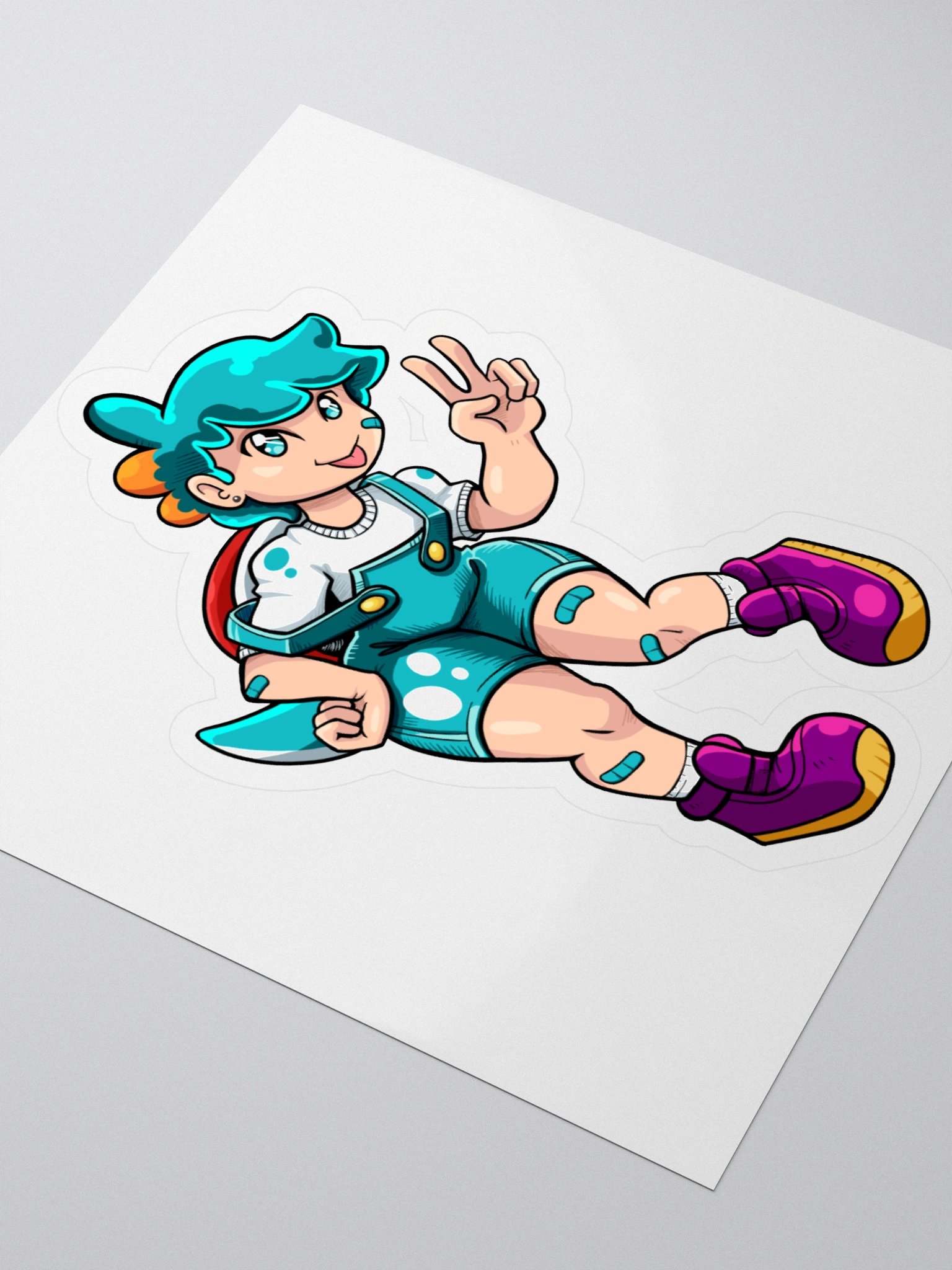 Tomboy Yoshi (Cyan) product image (3)