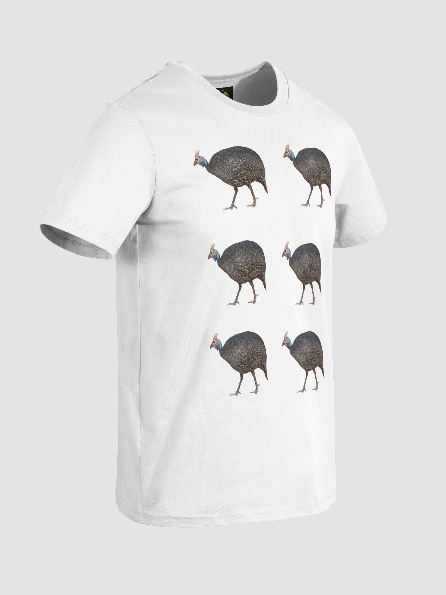 Guinea Fowl Organic Cotton T-Shirt -plain 2 product image (2)