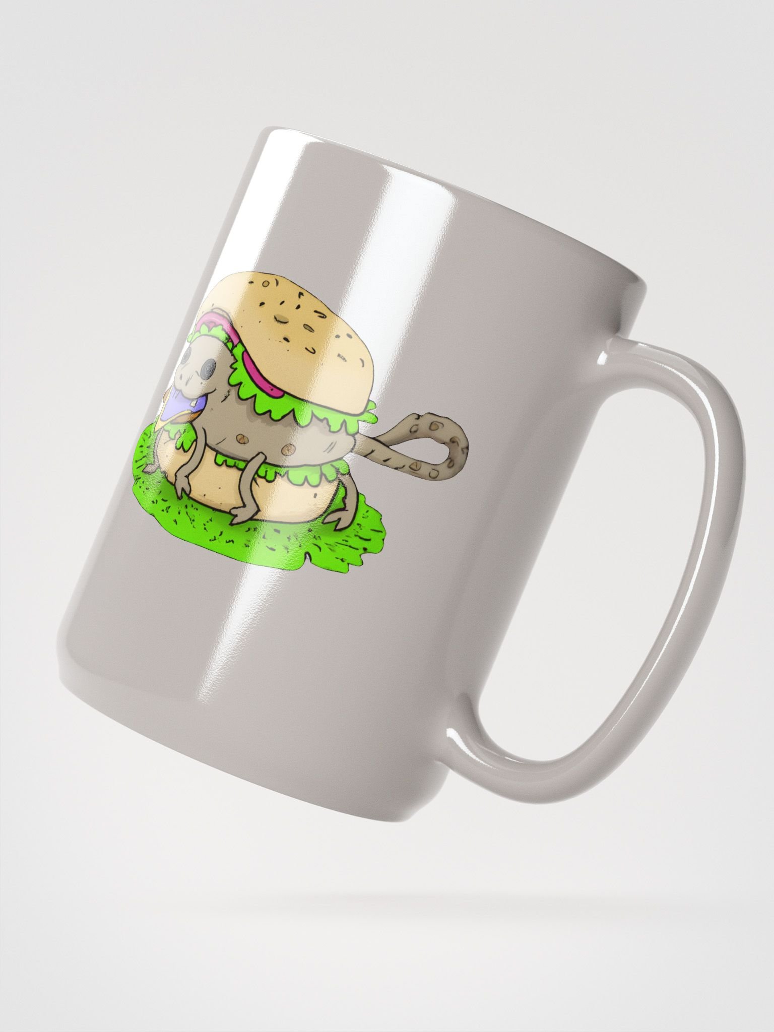 Water Bear Burger Cup — Science Art Coffee Mug product image (3)