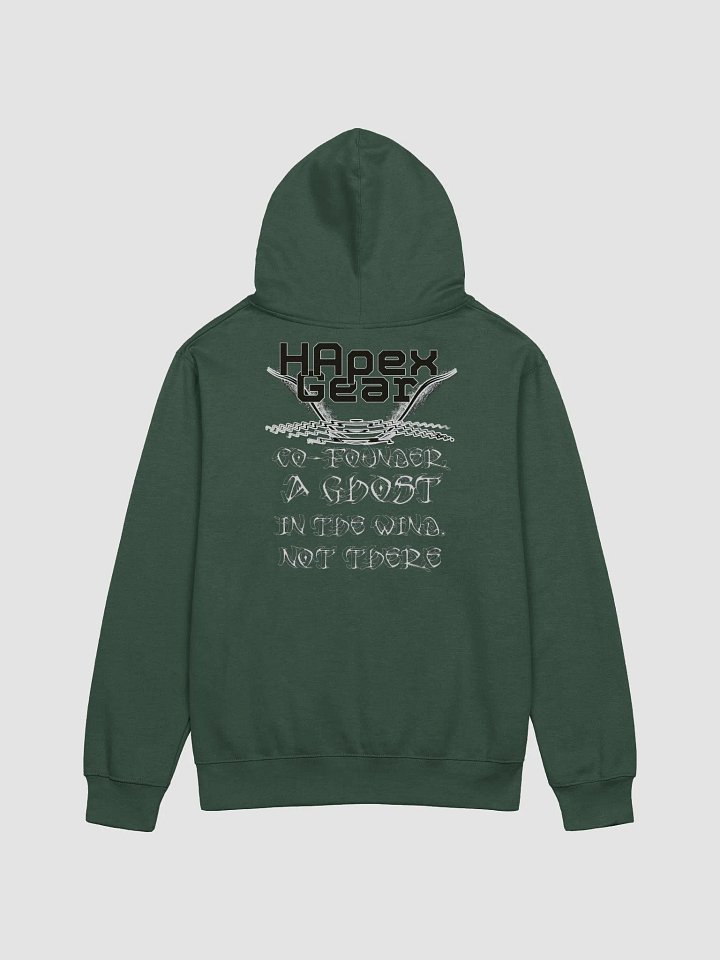 Midweight Hoodie - Co Founder A Ghost - Black HApex Gear Black Logo product image (18)