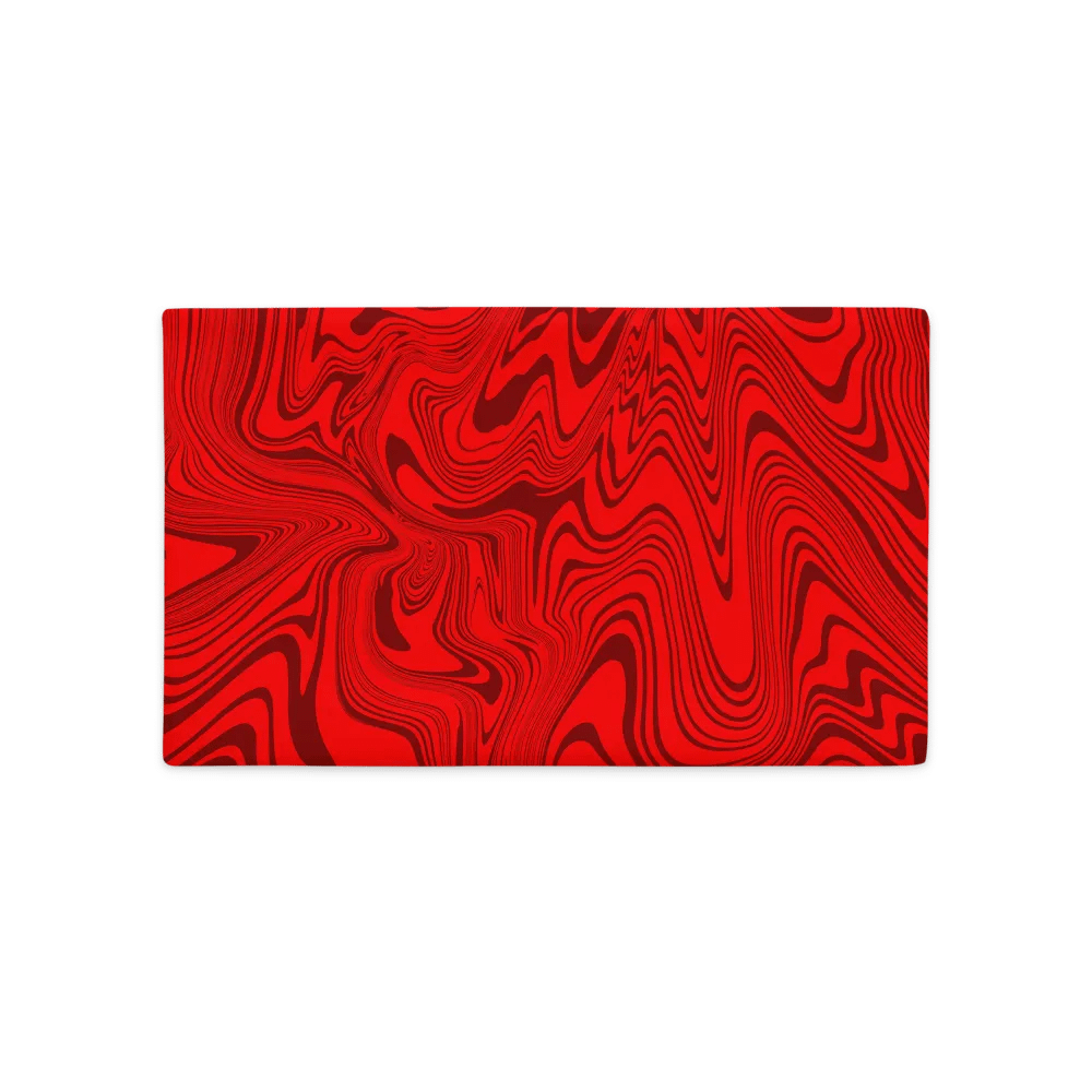 Premium Pillow Case - Abstract Red Swirls product image (5)