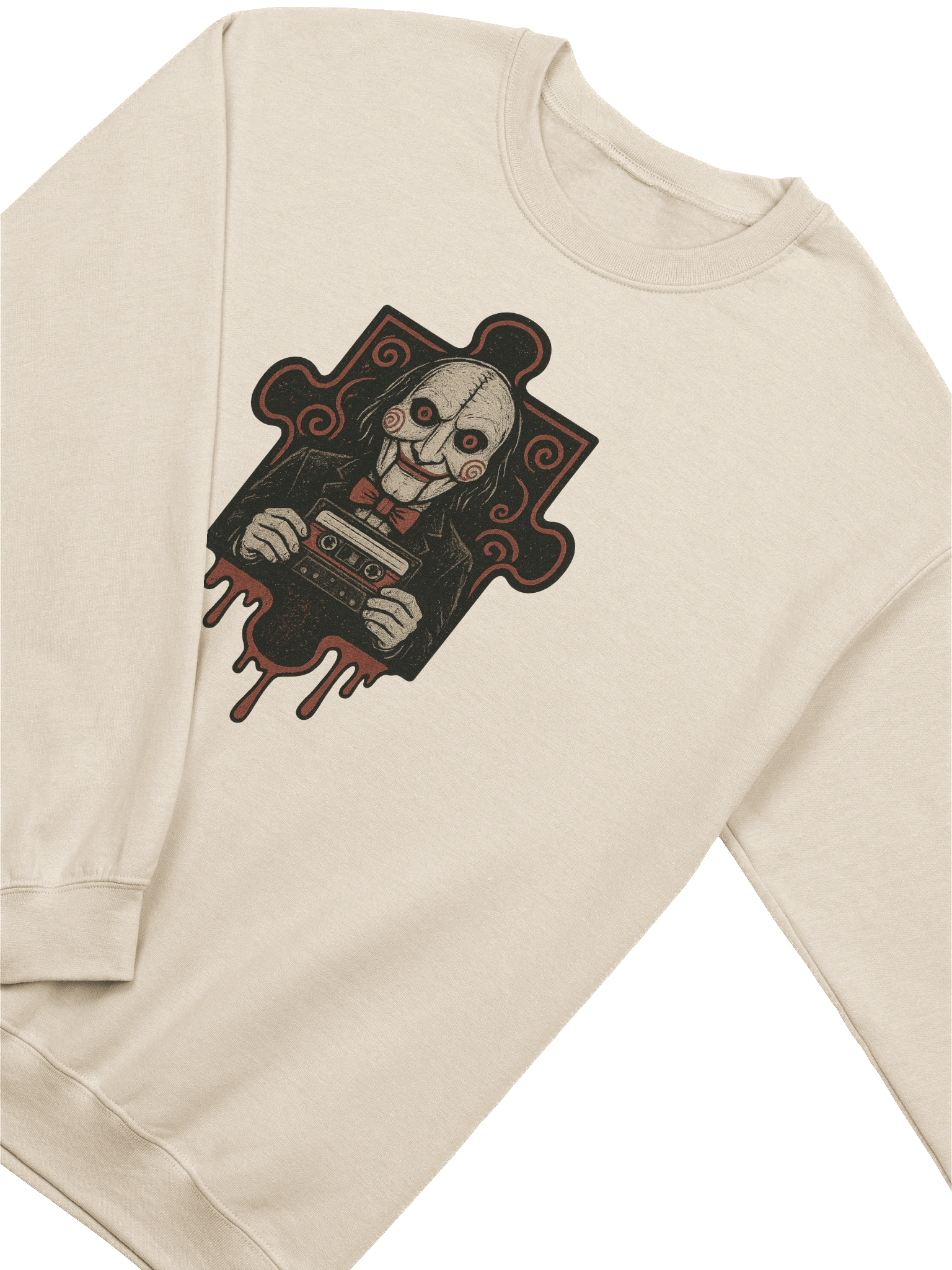 Unholy Hauntings Saw Tan Crew product image (3)