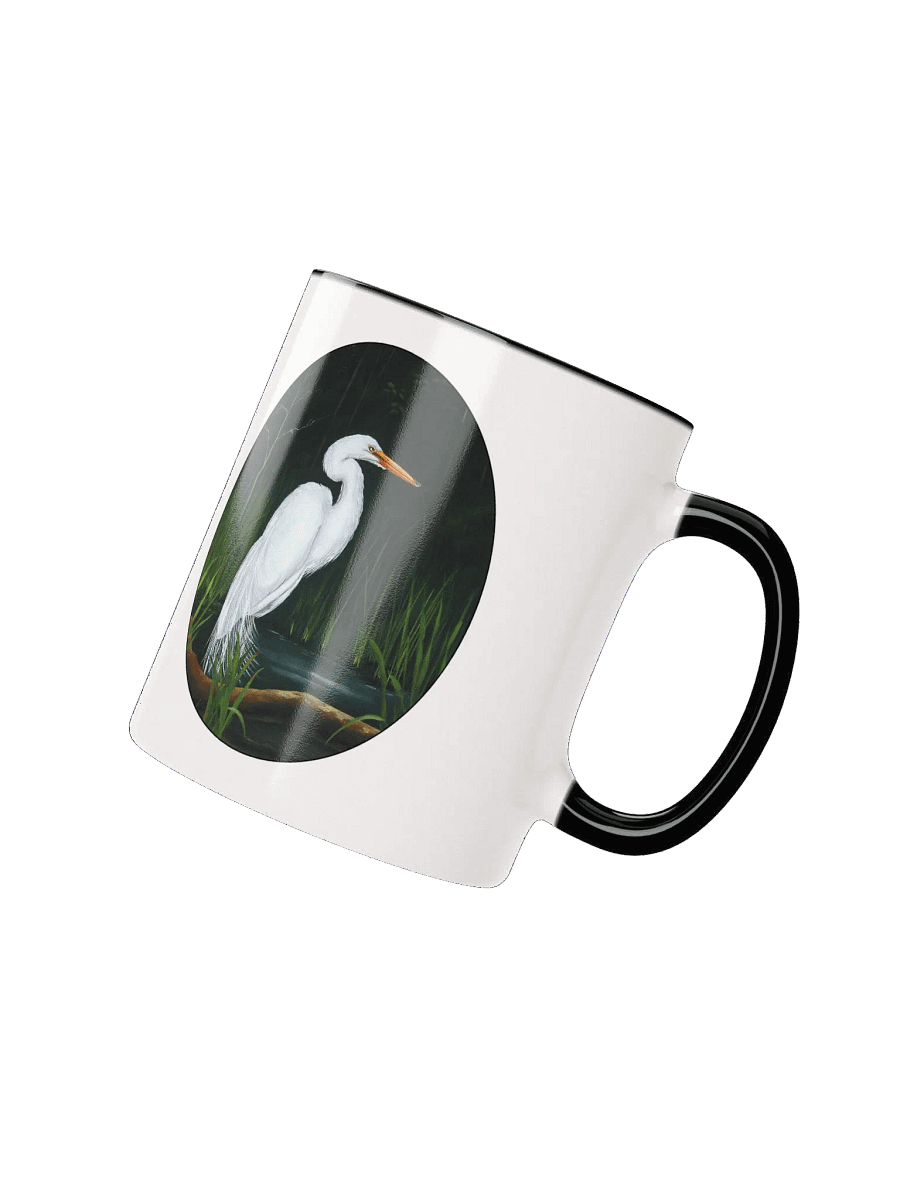 Egret Elegance Ceramic Mug product image (10)