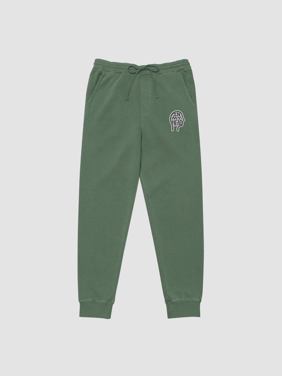 In My Head embroidered pigment sweatpants (bubble design) product image (2)