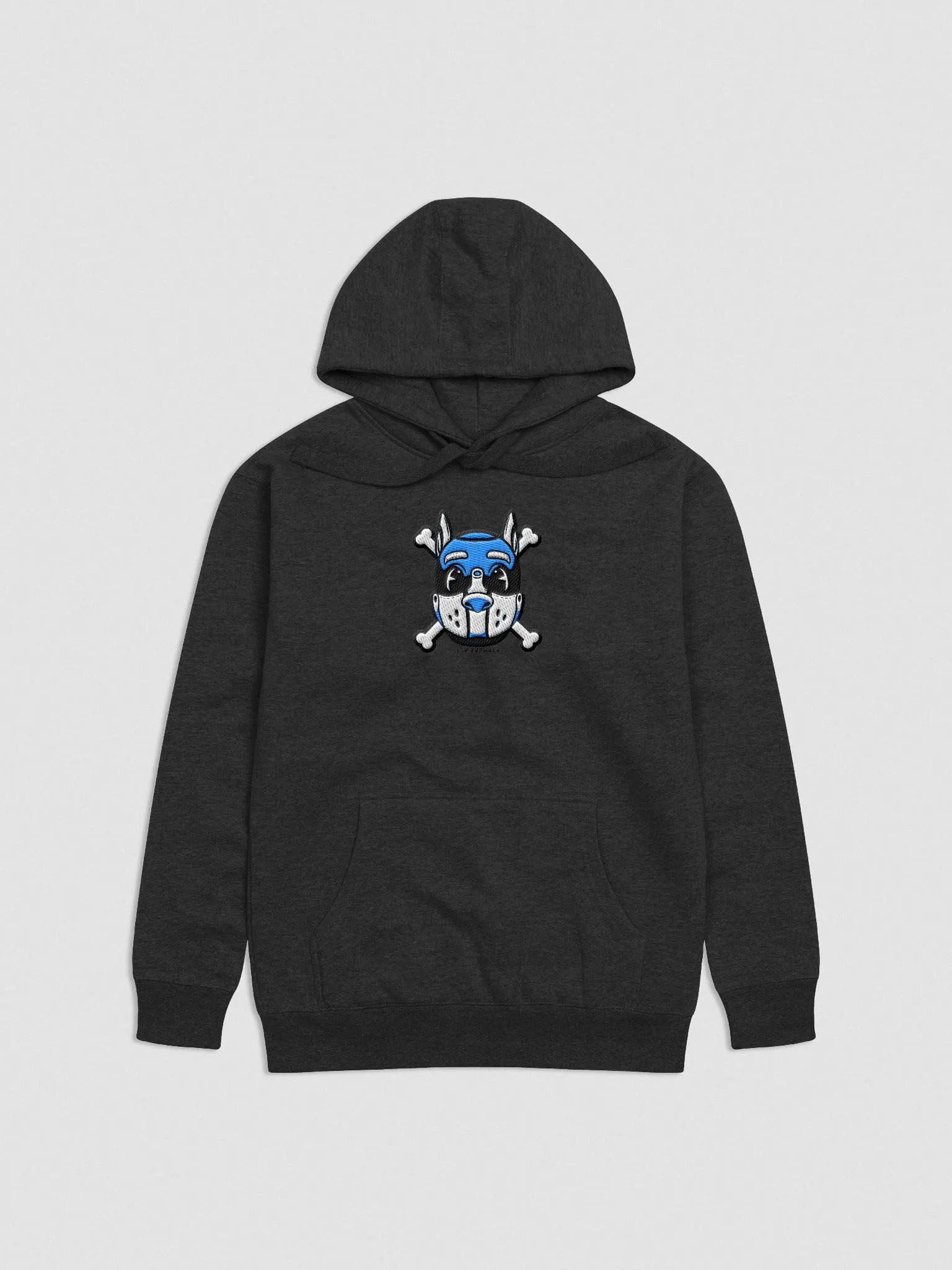 Rubberhose Pup 'n Bone - BLUE - Embroidered Hoodie product image (2)