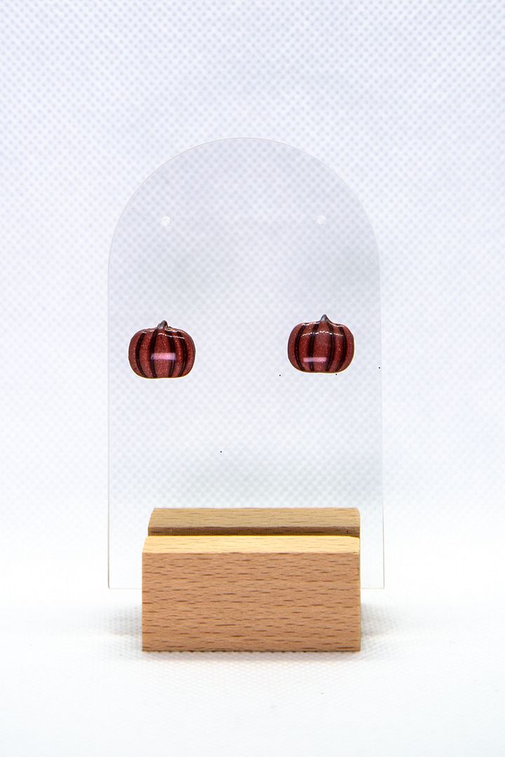 Copper Pumpkin Studs product image (2)