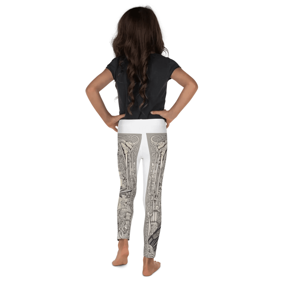 Elegant Aviary All-Over Print Kids Leggings product image (3)