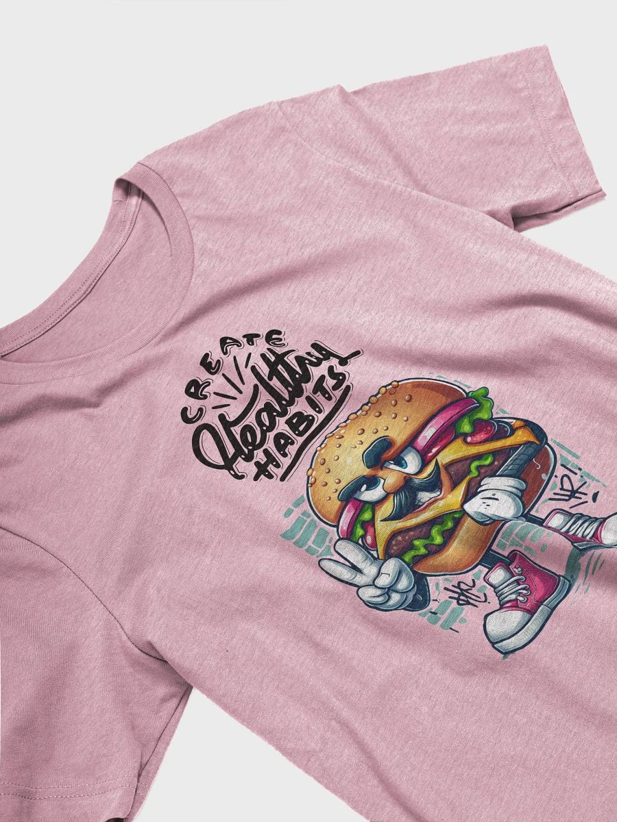 Mustache Burger Peace T-Shirt product image (30)