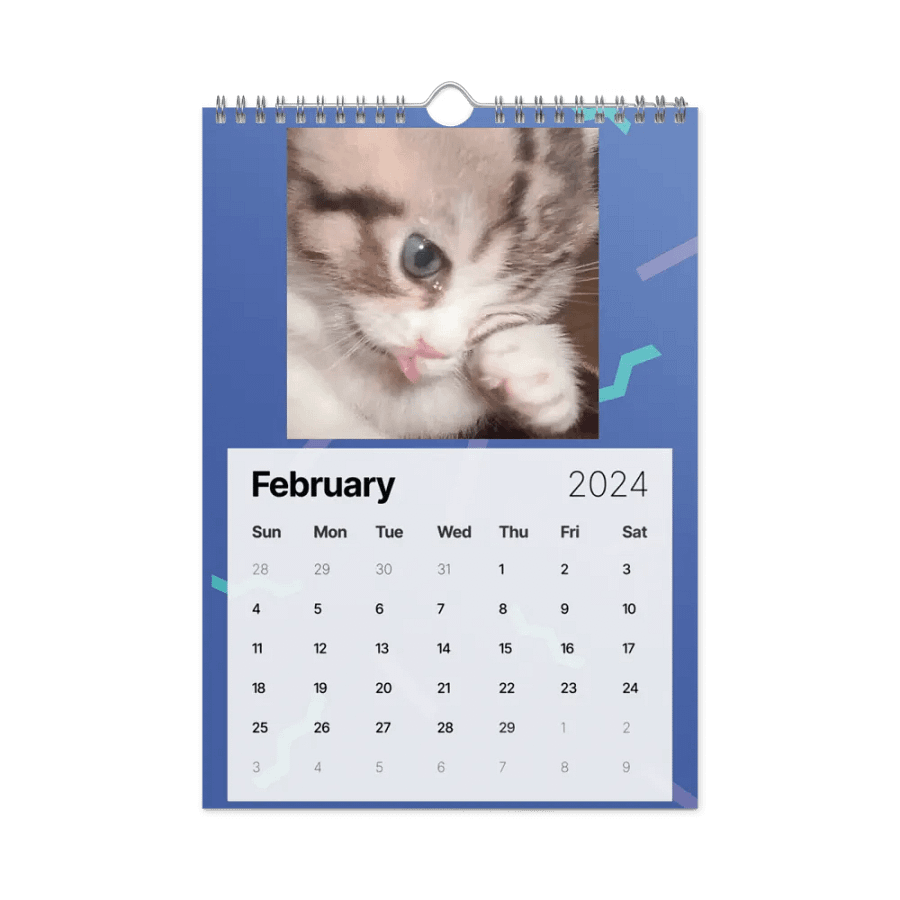 Wall Calendar (2024): Meme Cats product image (7)