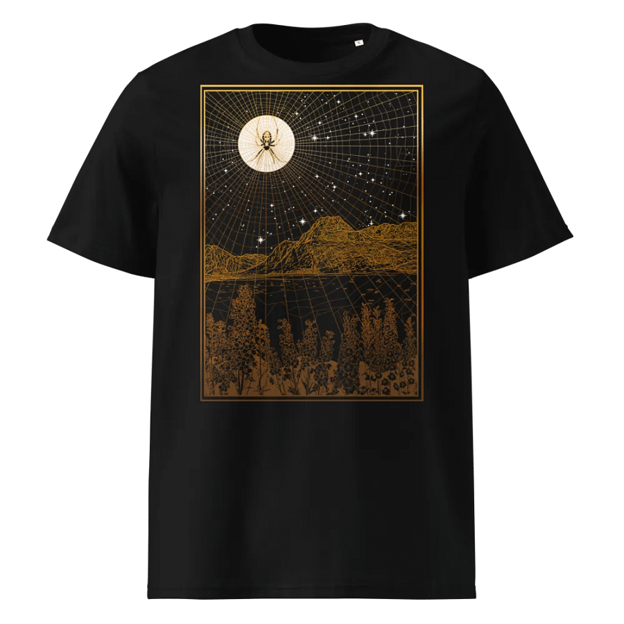 Golden Spiderweb and Larkspur T-Shirt product image (1)