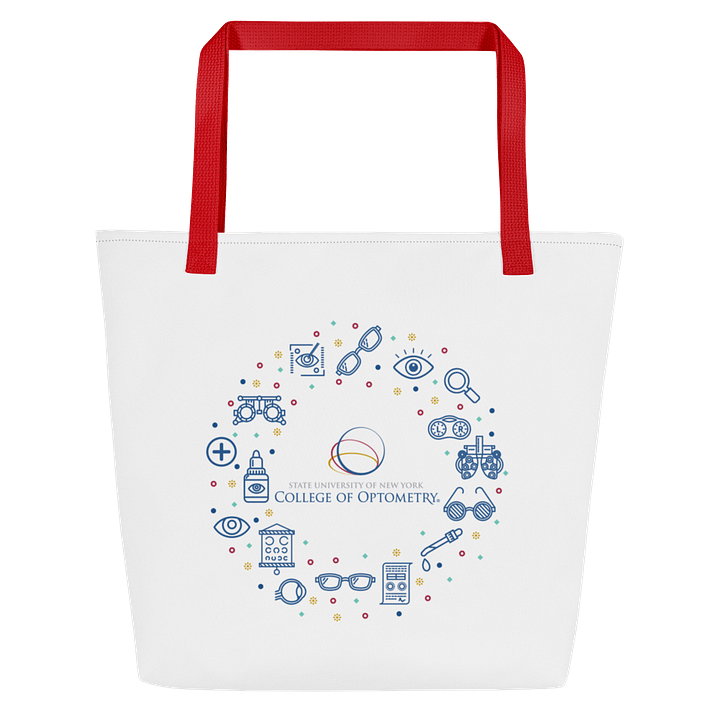 SUNY Optometry - EYE-cons Heavyweight Tote Bag product image (1)