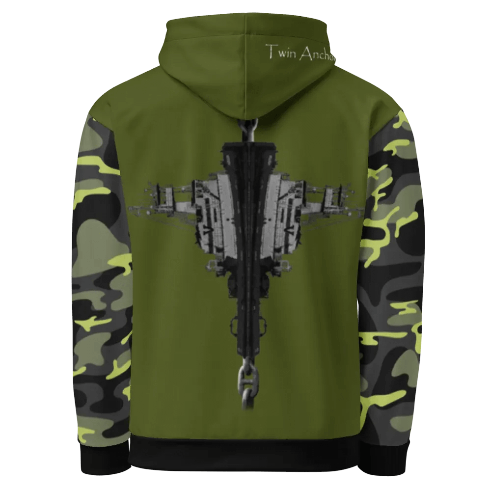Camouflage & Green Hudson VB-chain Hoodie product image (11)