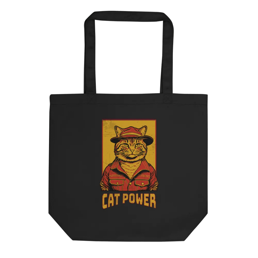 Cat Power Canvas Tote product image (1)