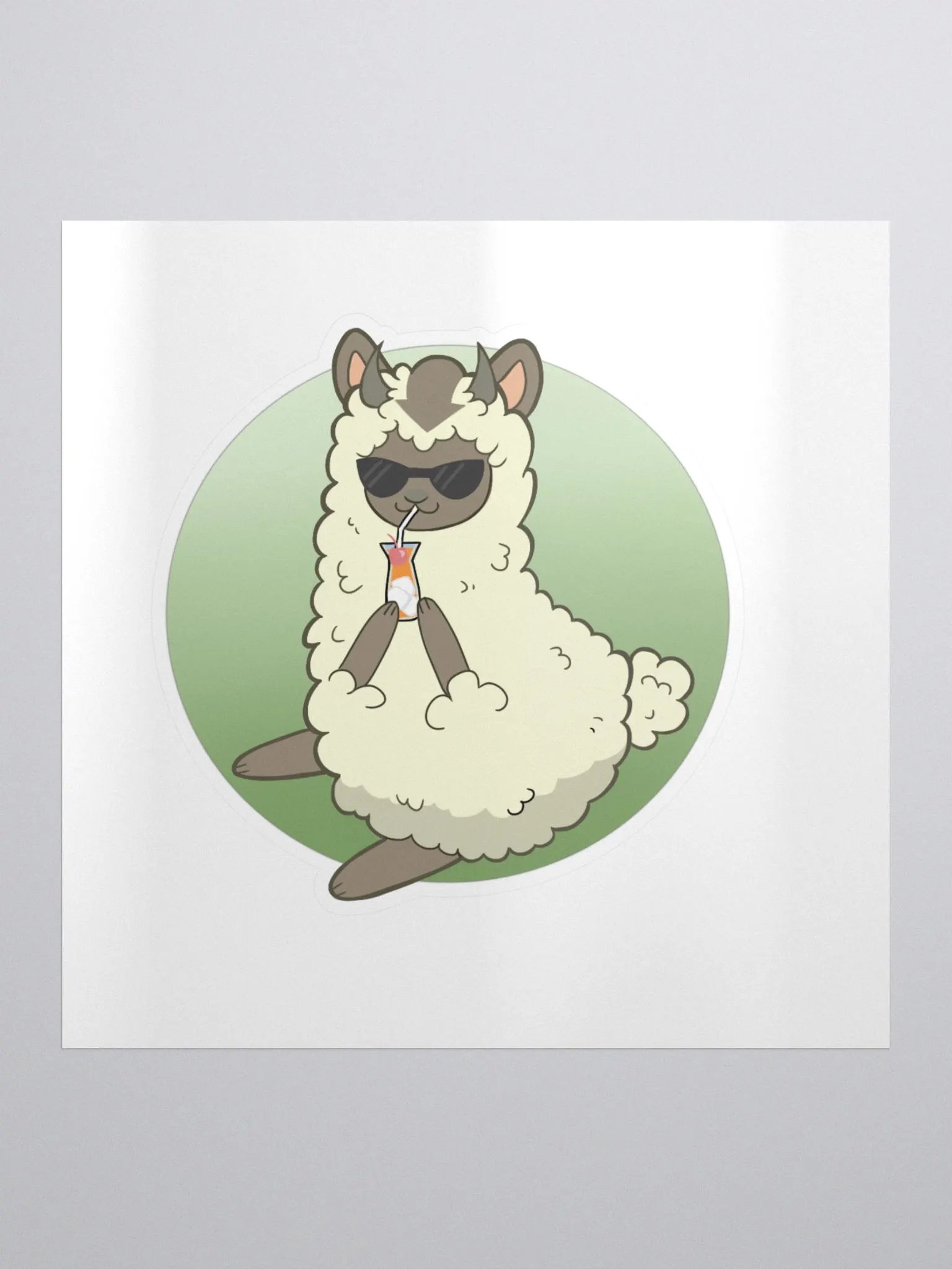 appa the alpaca stickers product image (1)