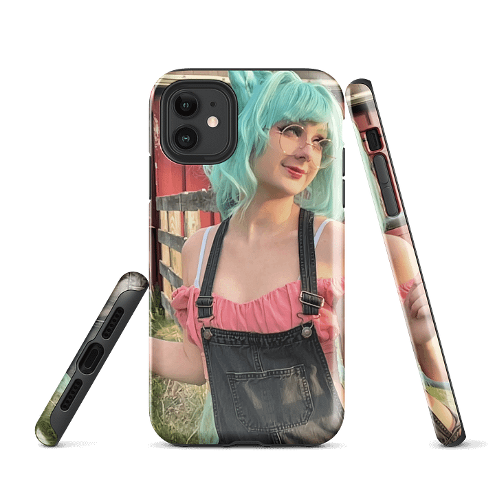 Original Cat Girl OC Phone Case (Sunlit Optimism) featuring hanyuuberry – iPhone product image (1)