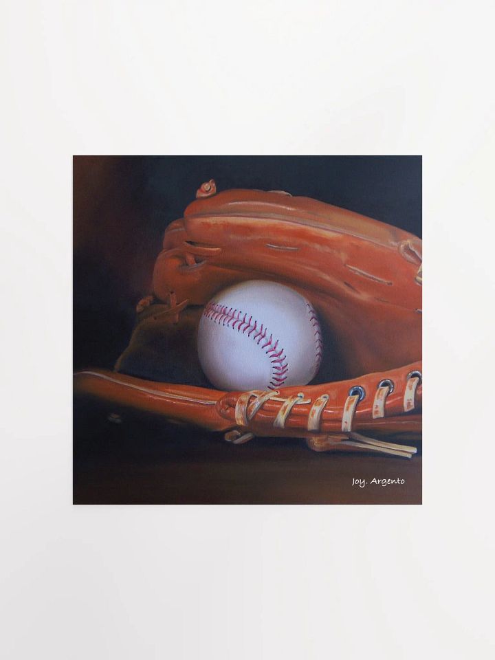 Ball and Glove Print product image (1)