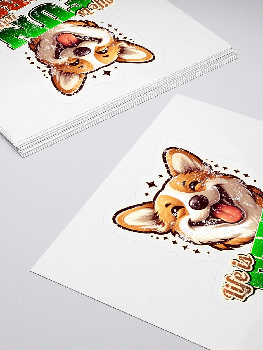 Fun with Corgi Kiss Cut Stickers product image (4)
