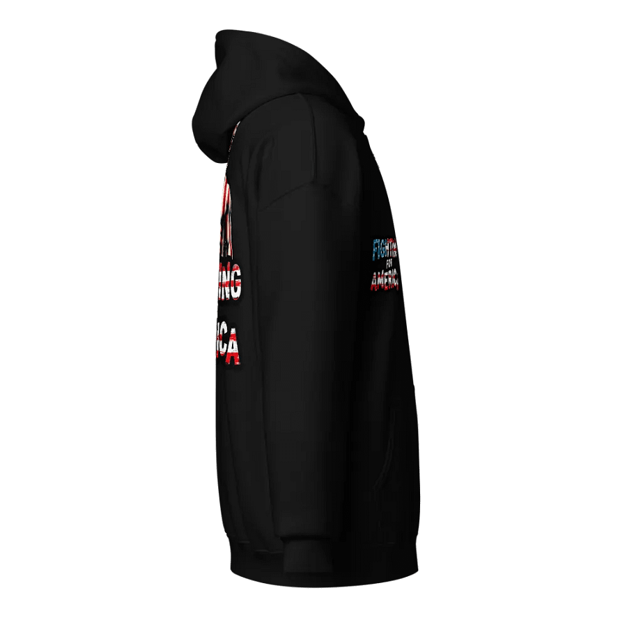 Zip Hoodie: Trump, Fighting for America product image (4)