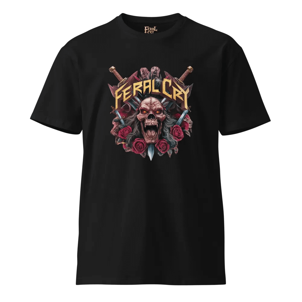 Sinister Skull and Roses Unisex T-Shirt product image (1)