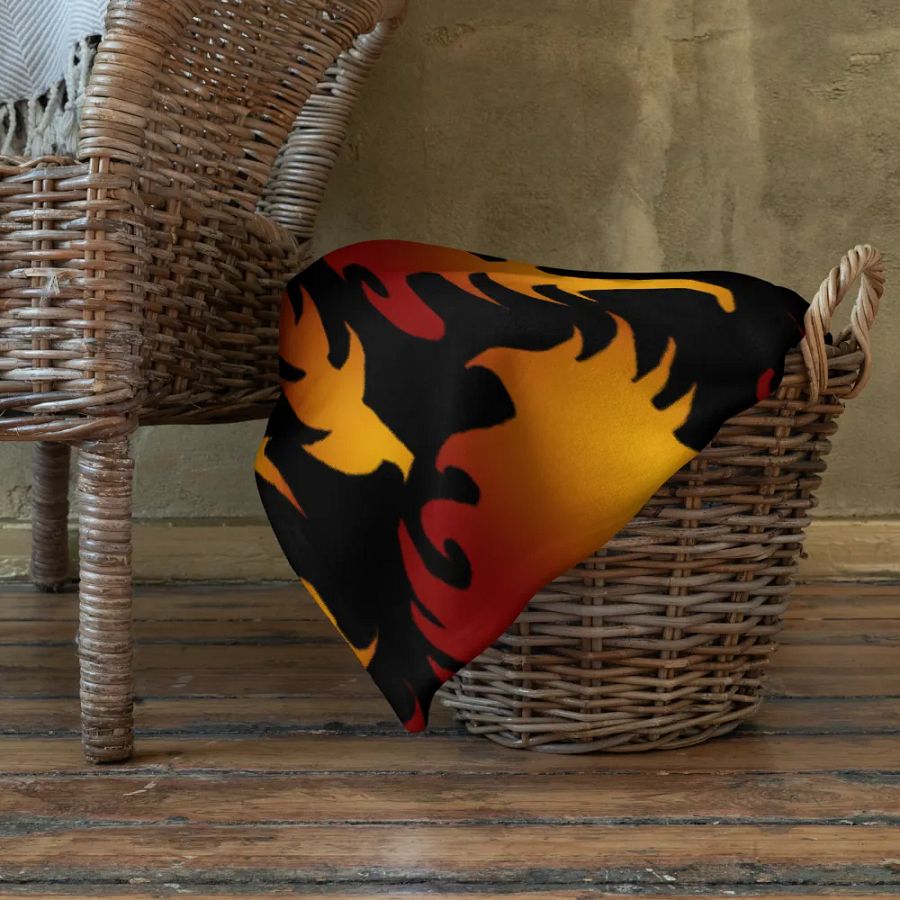 Abstract Flames Pattern Throw Blanket product image (22)