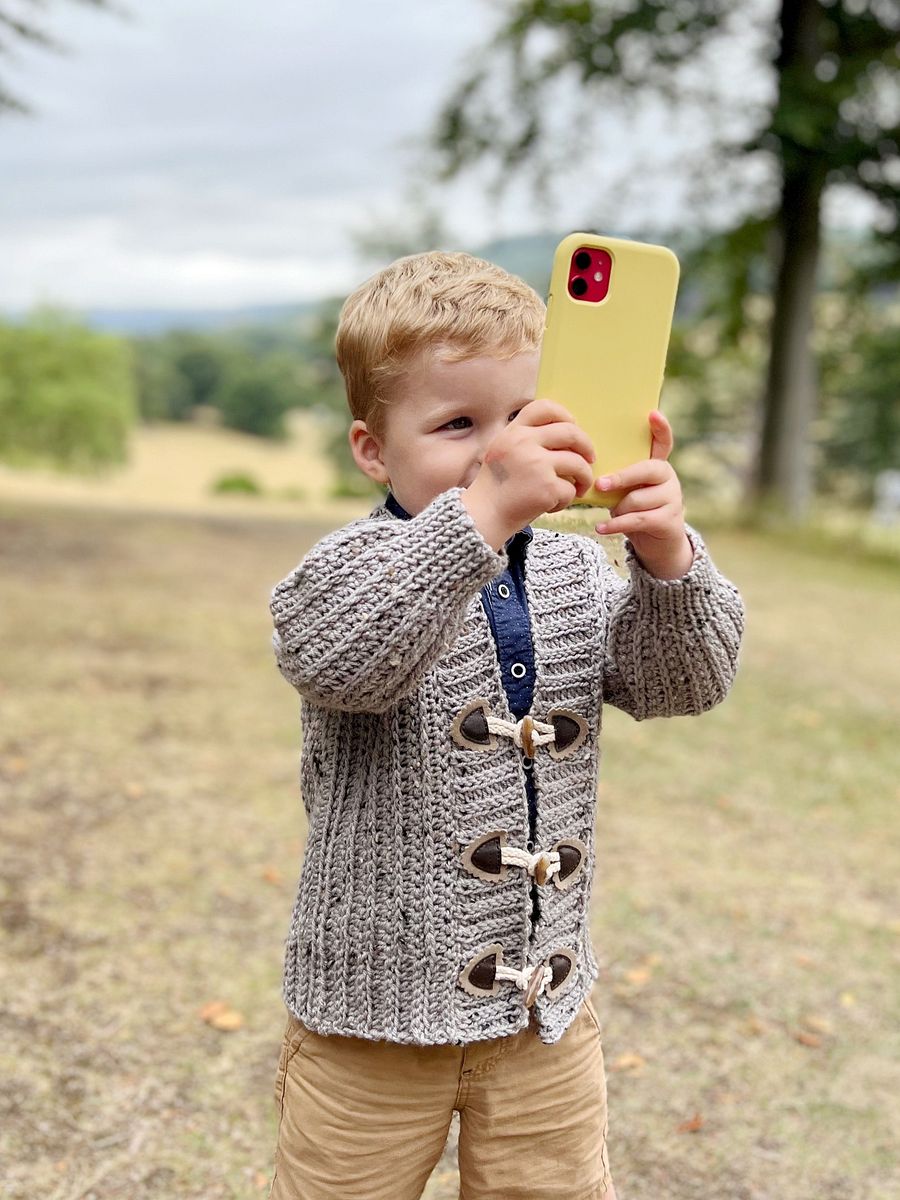 Wetherby Child Crochet Cardigan Pattern | sizes baby to age 10 product image (3)