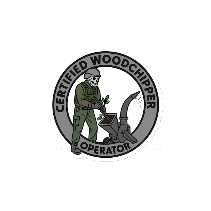 Woodchipper Operator Magnet product image (2)