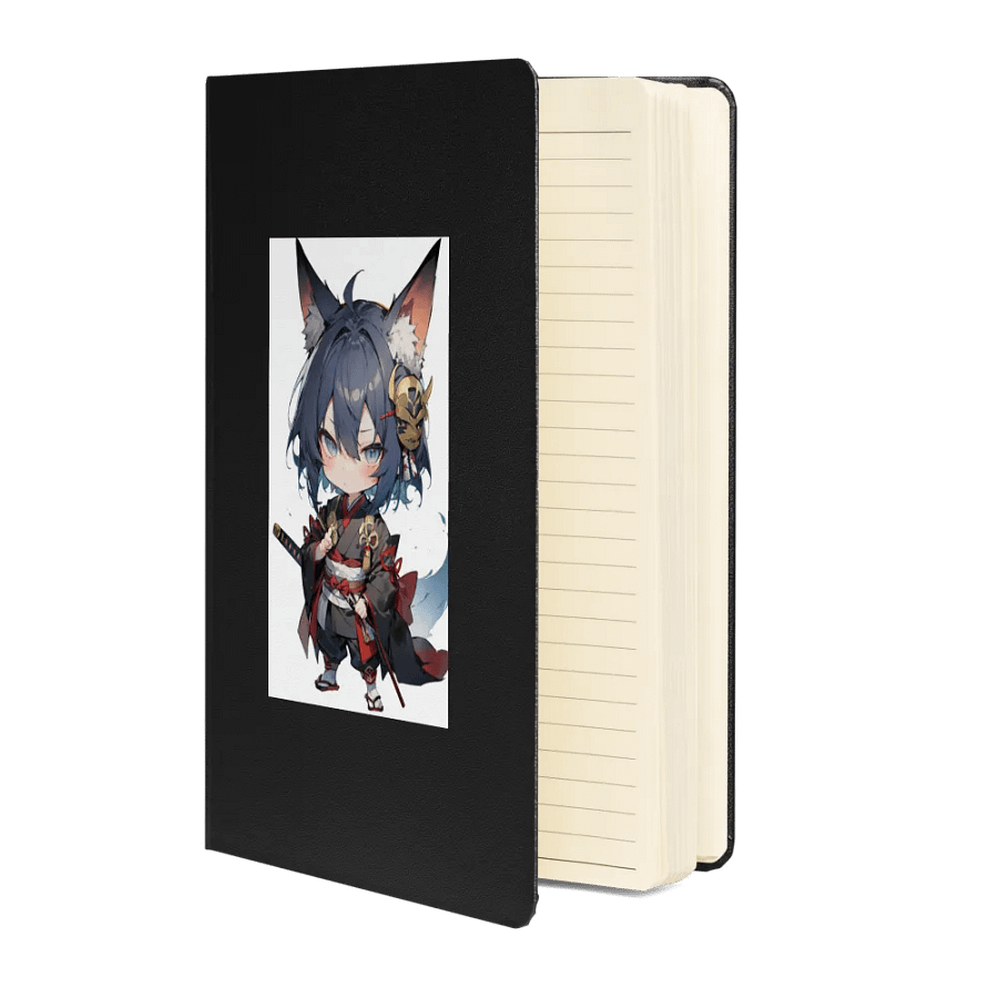 Chibi Fox Warrior Hardcover Notebook product image (3)
