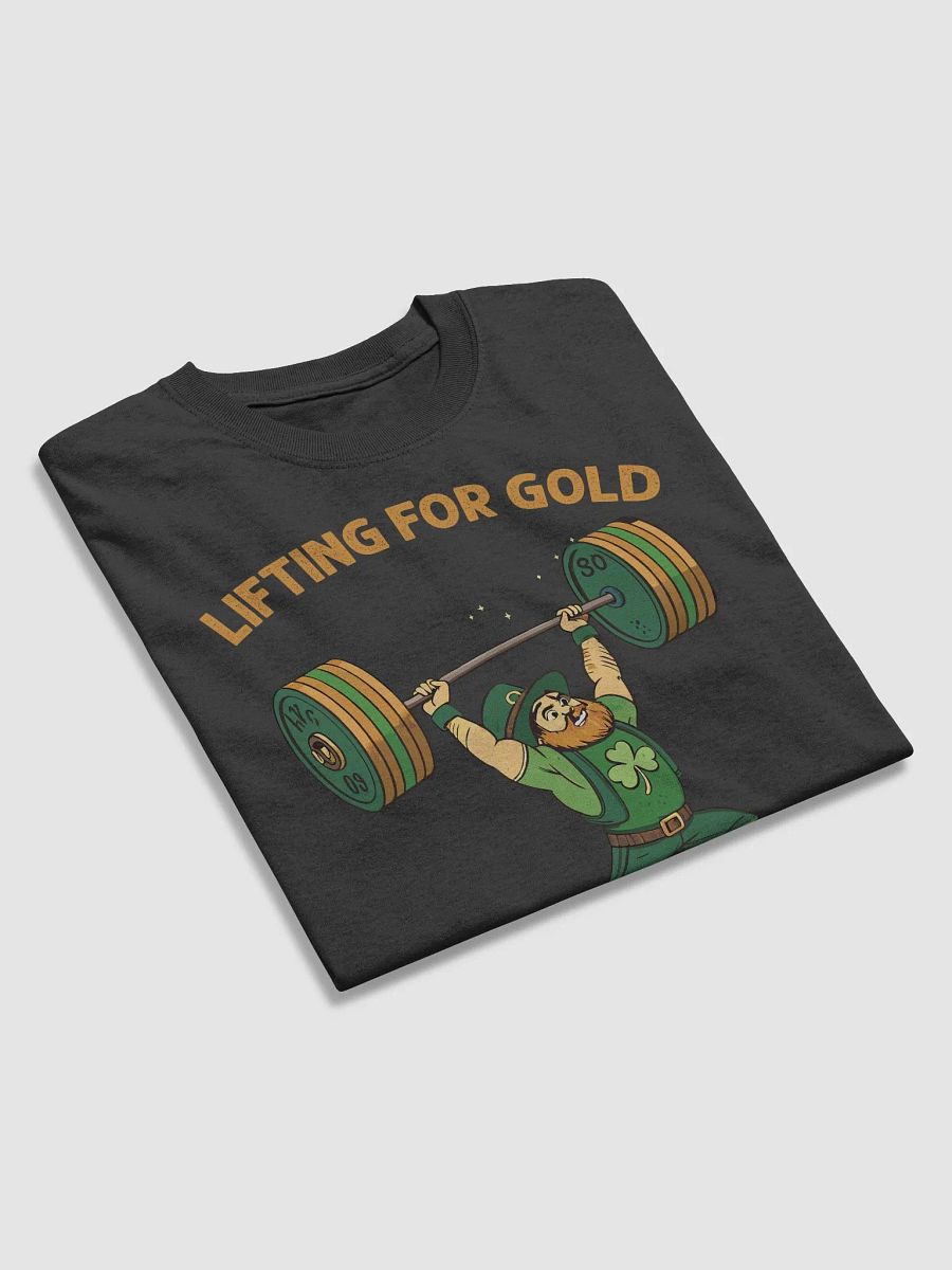 Lifting for Gold Shamrock Strong Leprechaun Tee product image (9)