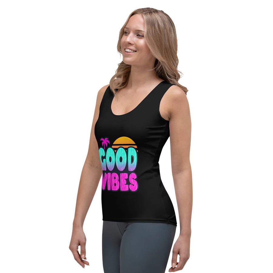 GOOD VIBES WOMEN'S FITTED TANK TOP product image (3)