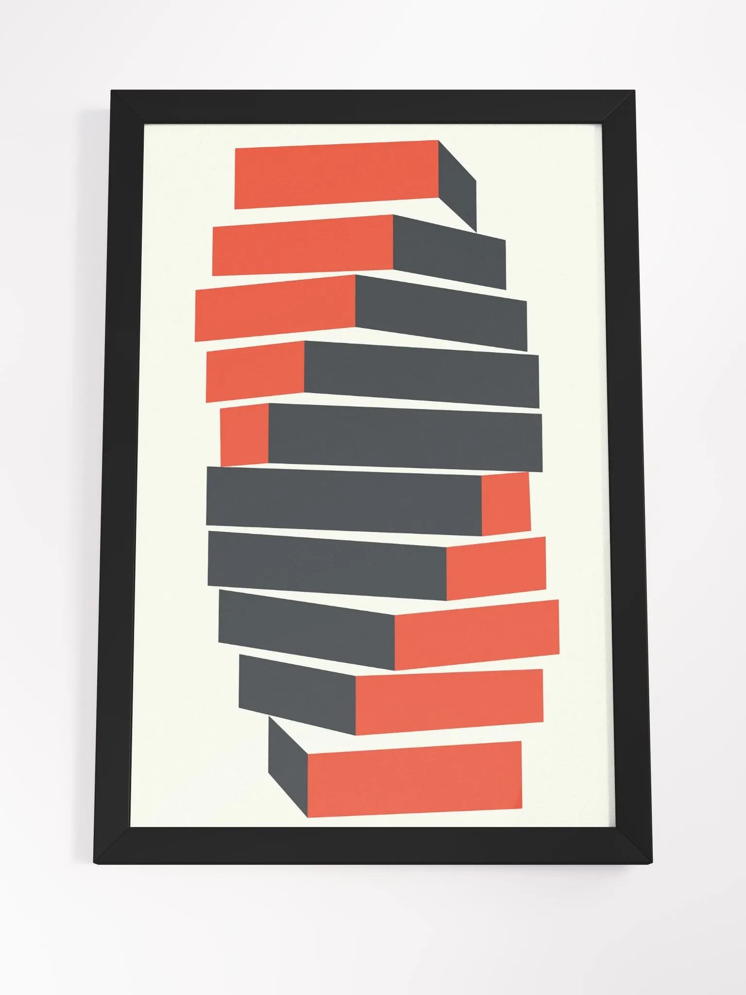 Twisting Blockade Framed Poster product image (12)