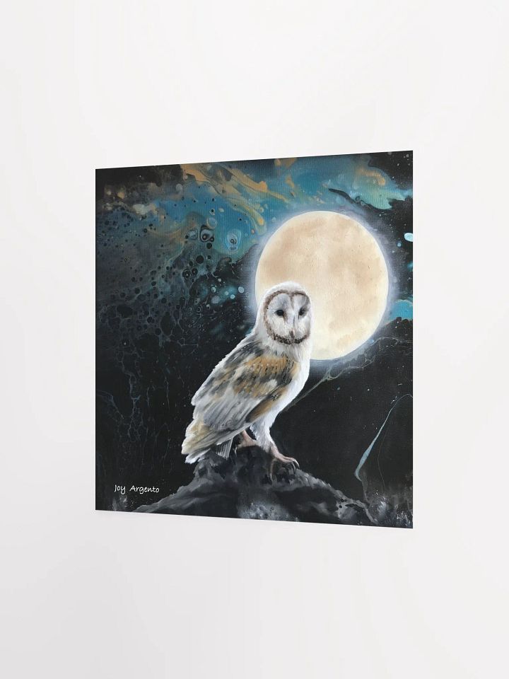 Owl and the Moon Print product image (2)