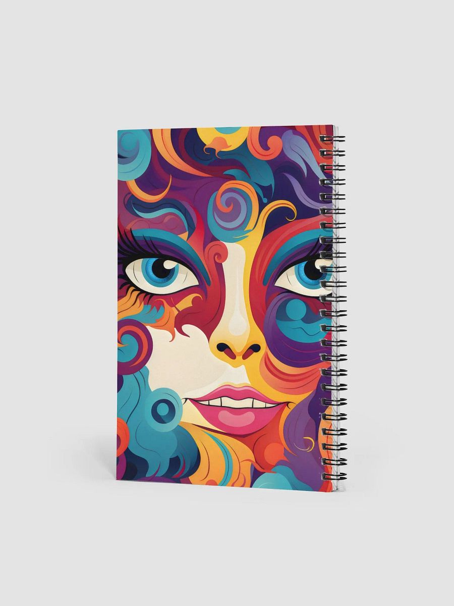 Psychedelic Portrait Spiral Notebook product image (2)