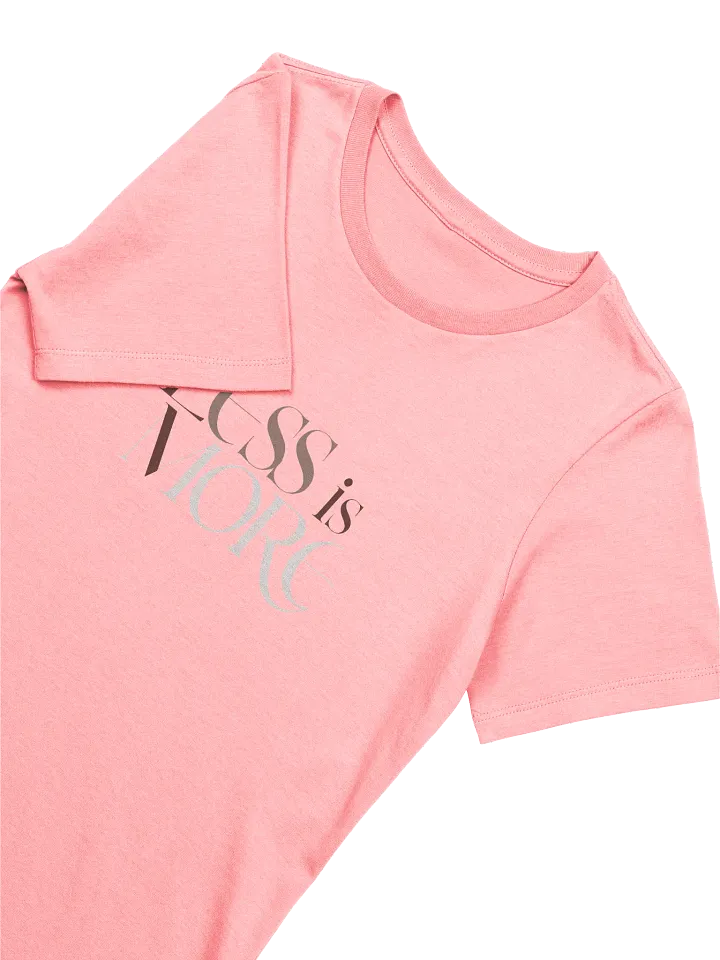 Less Is More Tee, Relaxed Fit Gift, Minimalist Women’s Shirt product image (2)