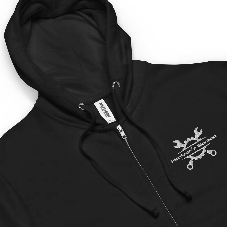 The Project 40 - Zip up Hoodie (White Text) product image (7)