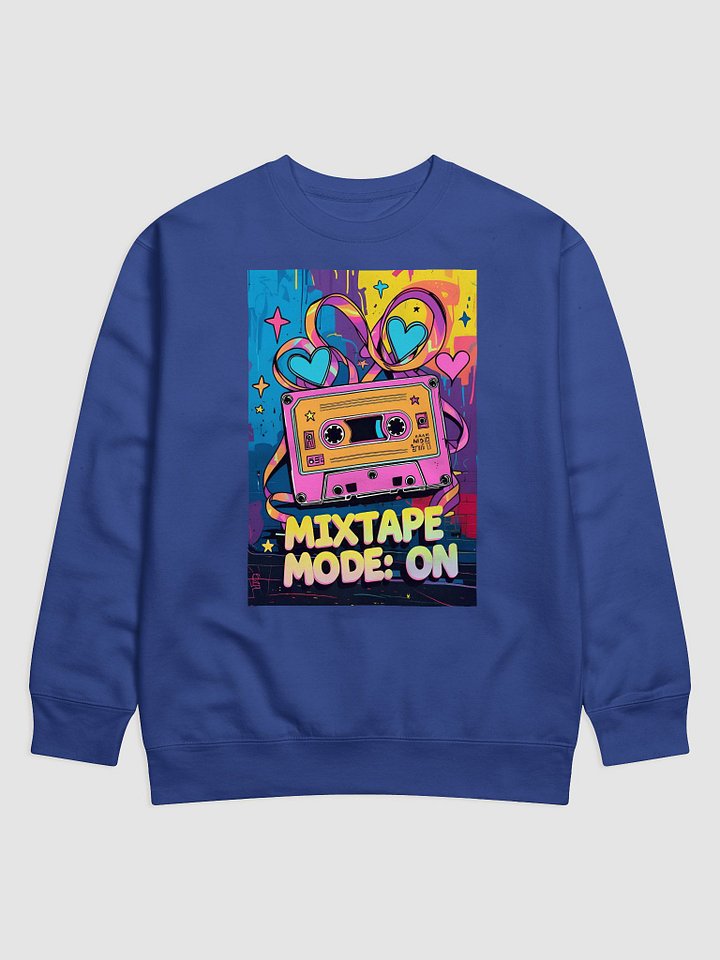 "Mixtape Mode On Retro 80s Hoodie" product image (1)