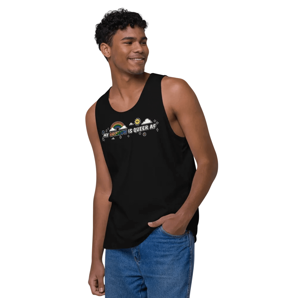 My Rainbow is Queer AF Tank Top product image (13)