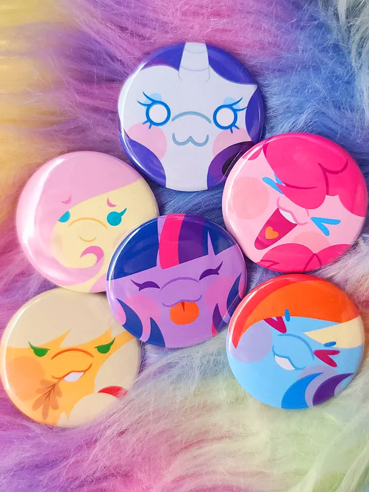 Pony Friend Pins | Button Set product image (1)