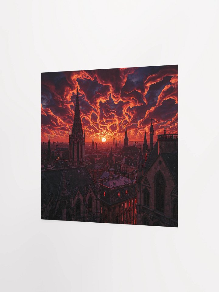 Inferno at Dusk Matte Poster product image (8)