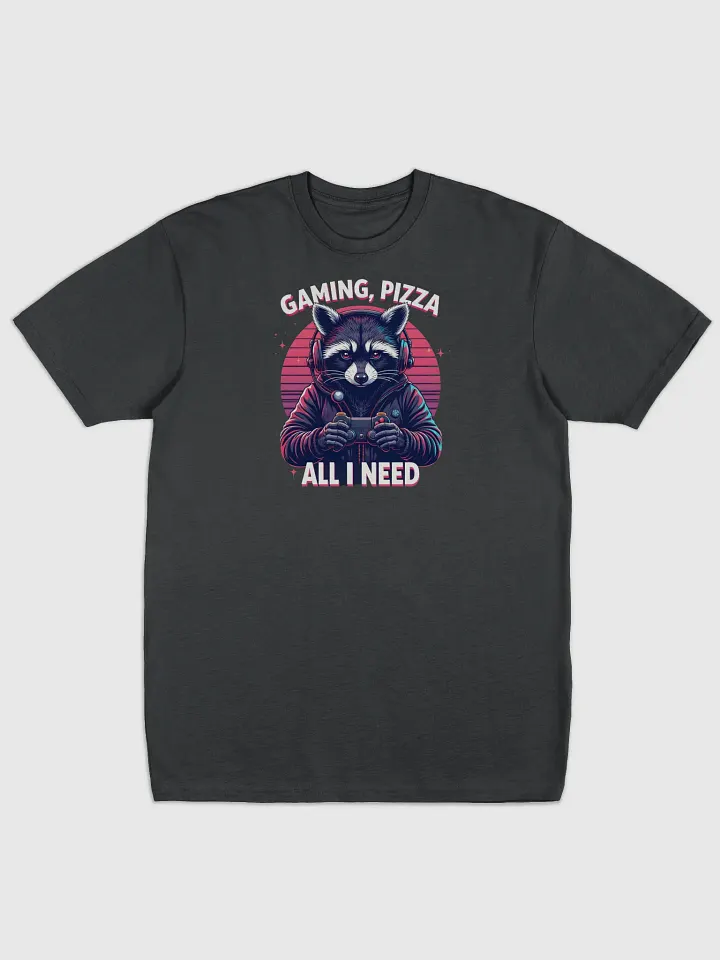 Retro Raccoon Gamer Tee product image (1)